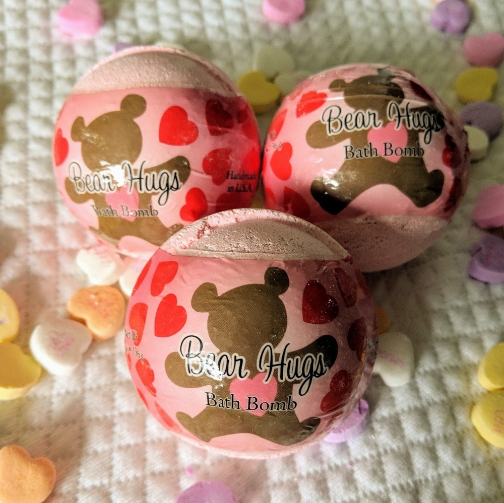 ❤️🐻Primal Elements Bear Hugs Bath Bomb Trio 🐻❤️